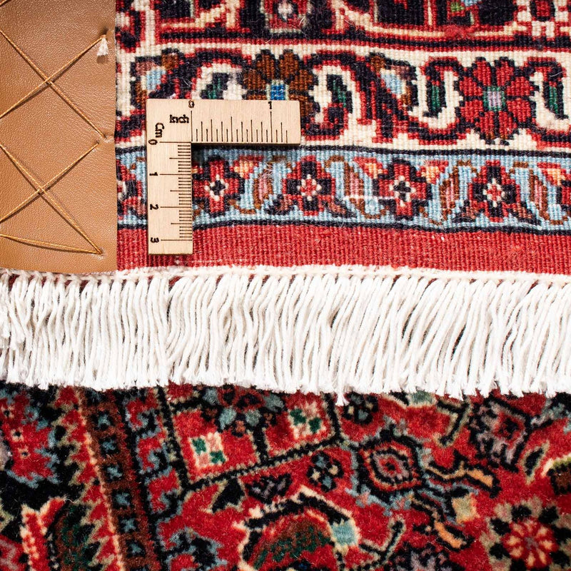 Alfombra persa - Bidjar - 233 x 169 cm - rojo oscuro