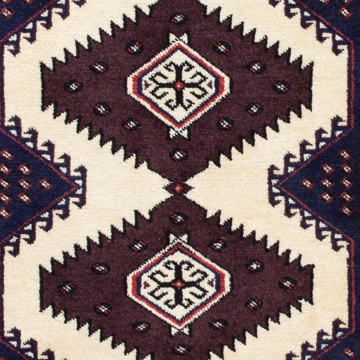 Alfombra Turkaman - 139 x 87 cm - multicolor