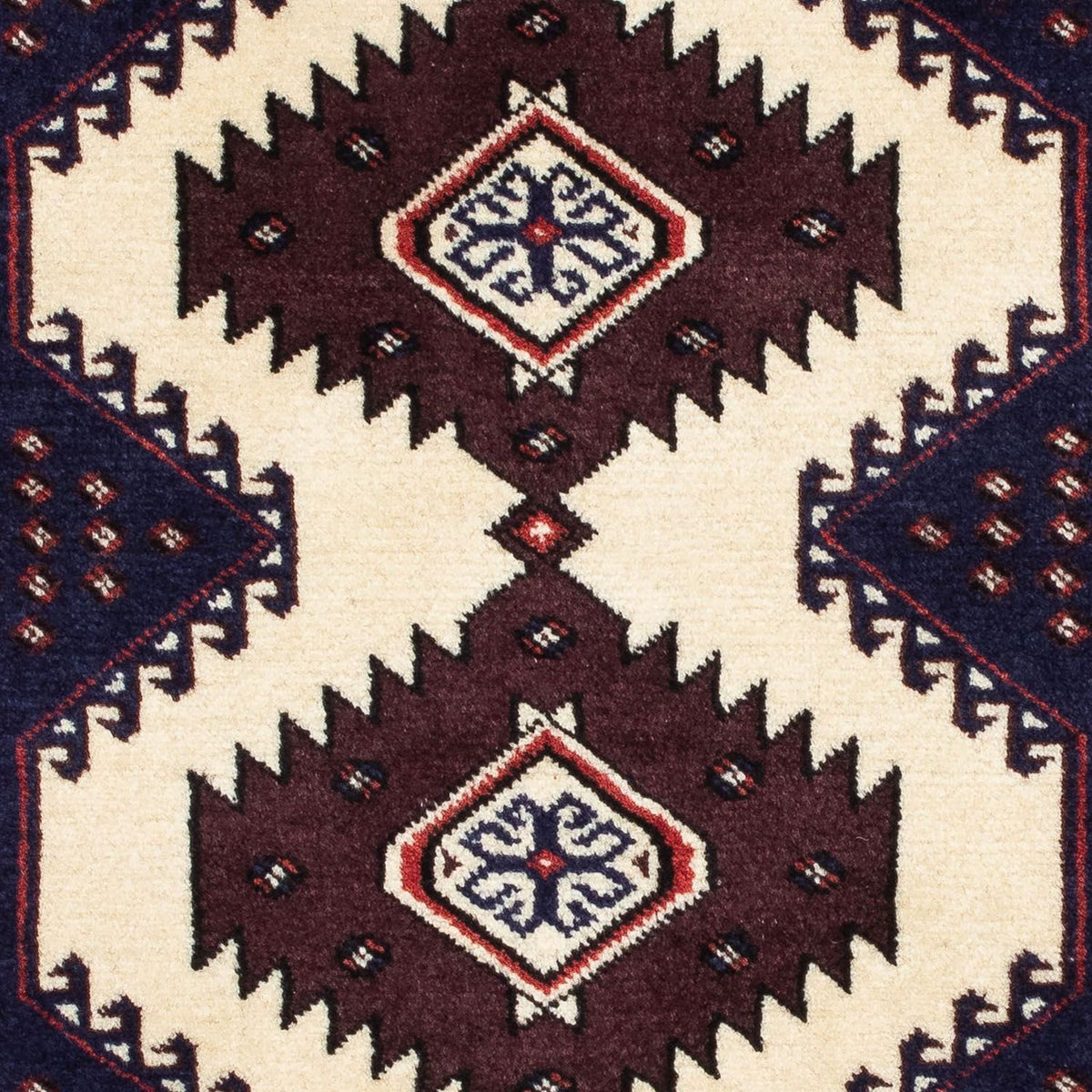 Alfombra Turkaman - 133 x 86 cm - multicolor