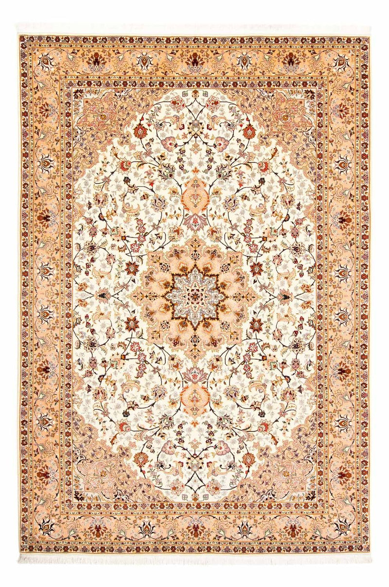 Alfombra Persa - Tabriz - Real - 292 x 198 cm - beige