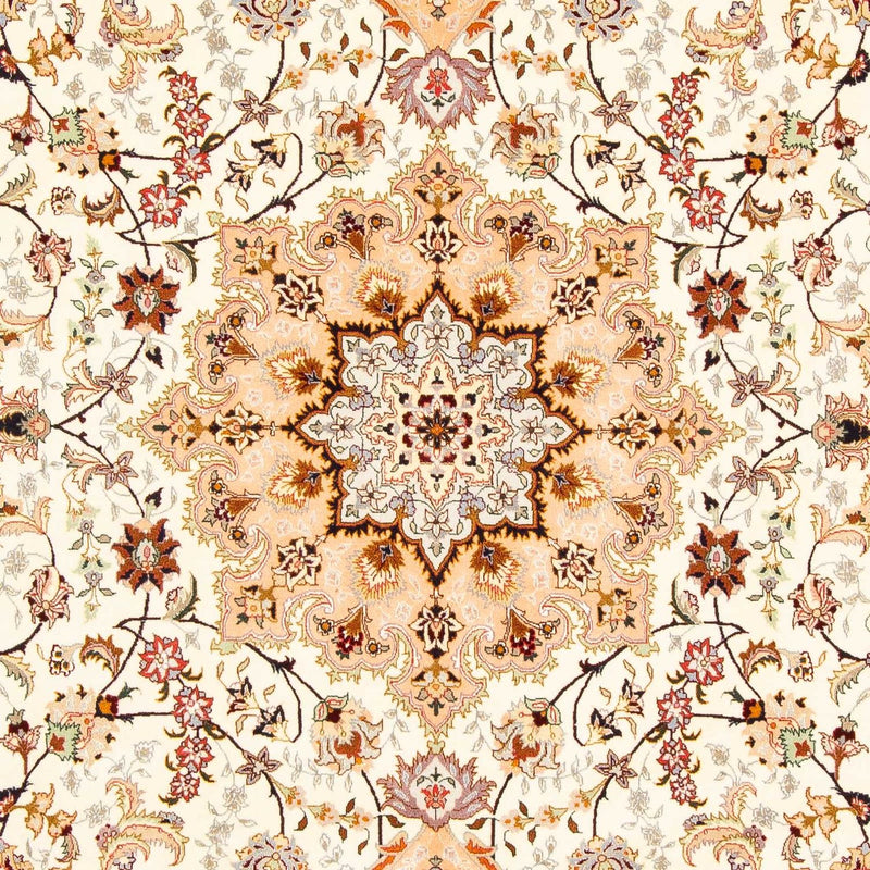 Alfombra Persa - Tabriz - Real - 292 x 198 cm - beige
