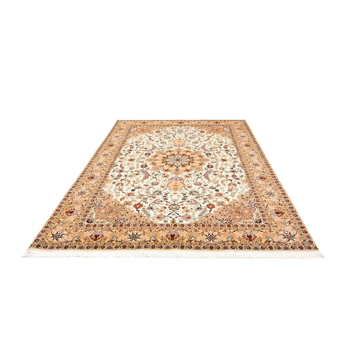 Alfombra Persa - Tabriz - Real - 292 x 198 cm - beige
