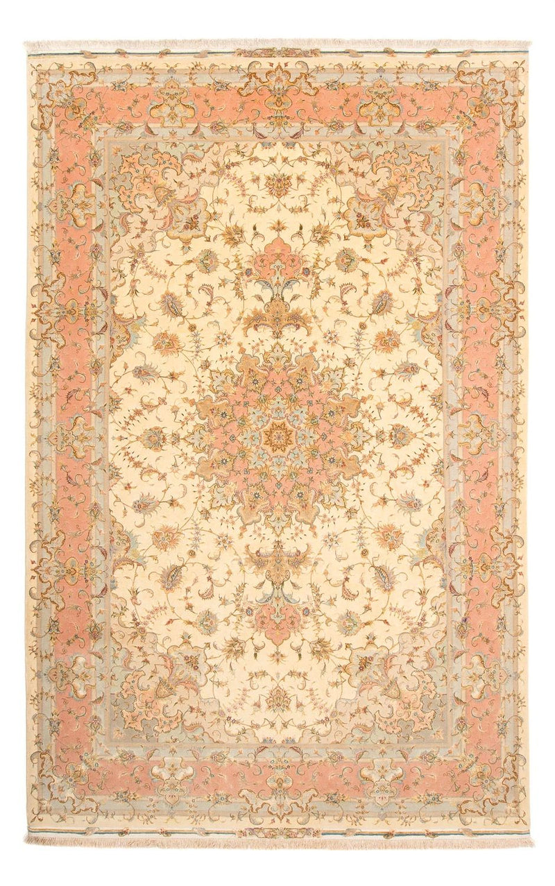 Alfombra Persa - Tabriz - Real - 306 x 202 cm - beige