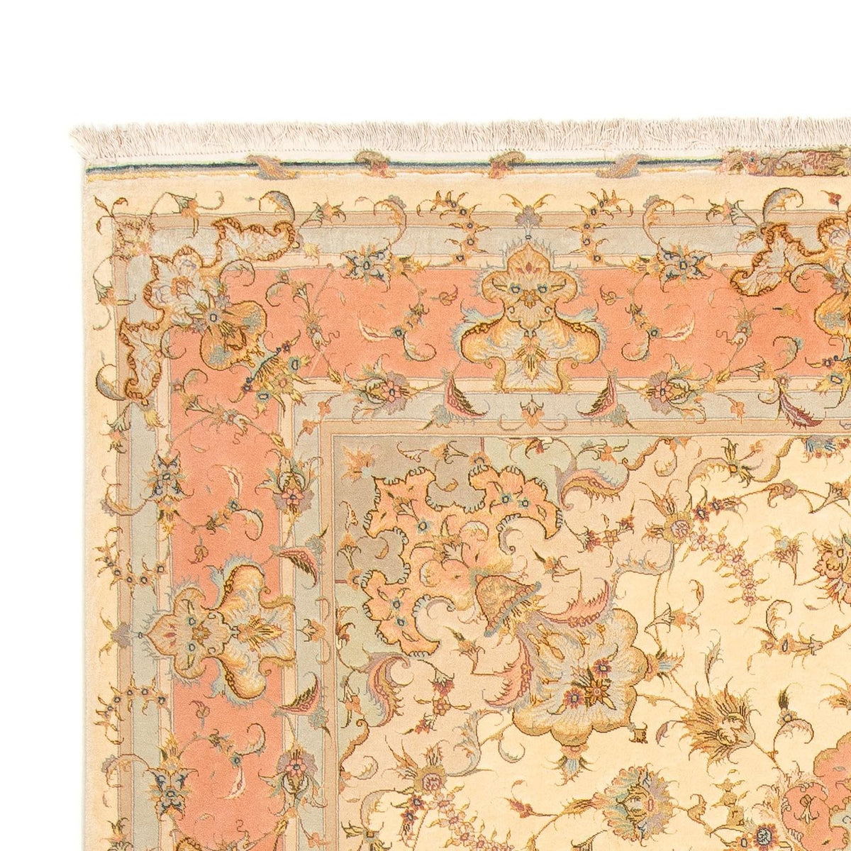 Alfombra Persa - Tabriz - Real - 306 x 202 cm - beige