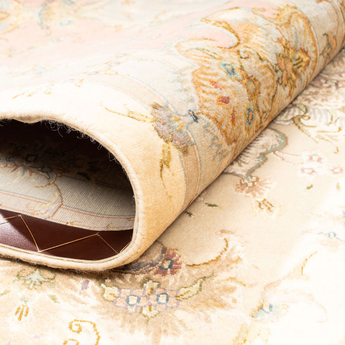 Alfombra Persa - Tabriz - Real - 306 x 202 cm - beige