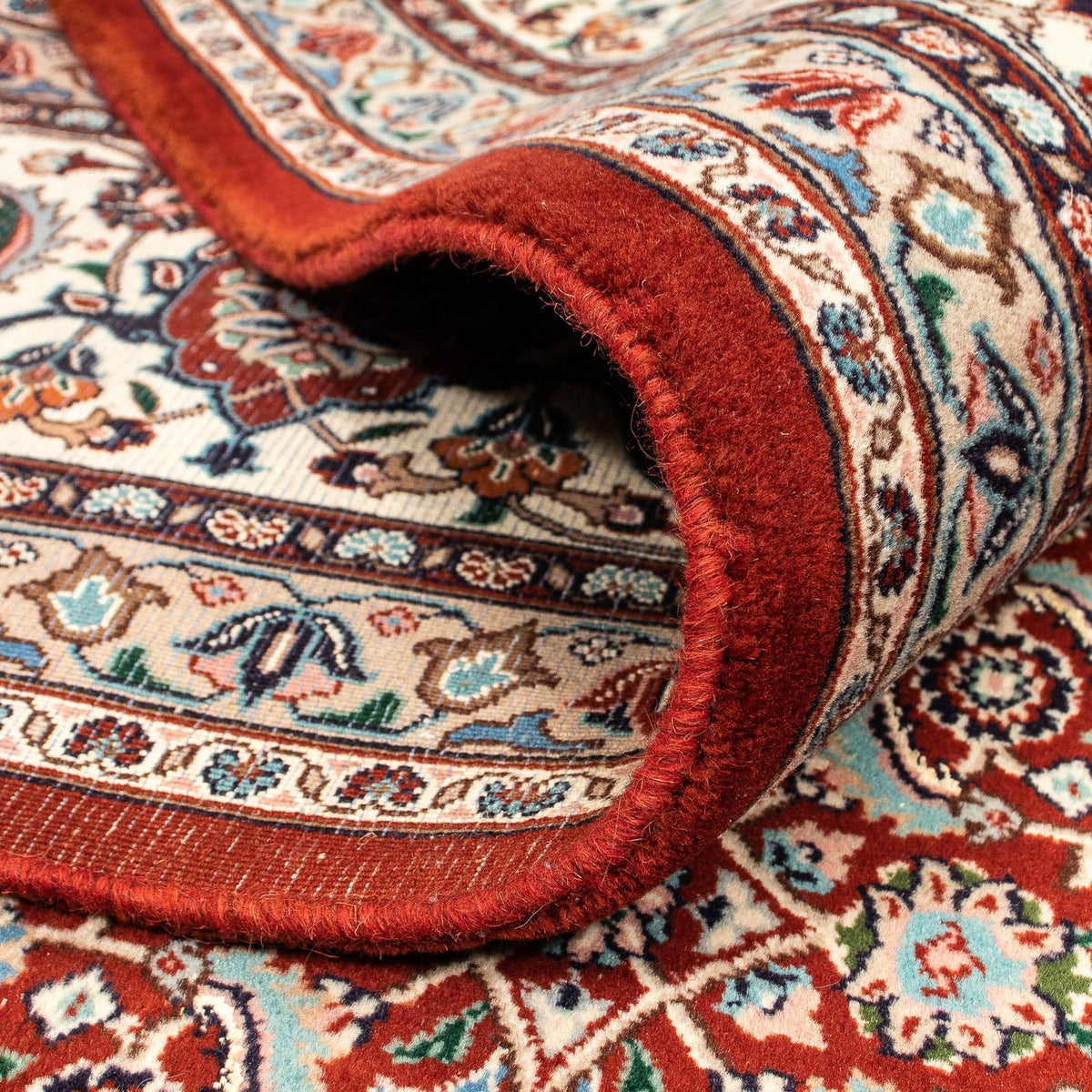 Alfombra persa - Clásica - 342 x 244 cm - rojo oscuro