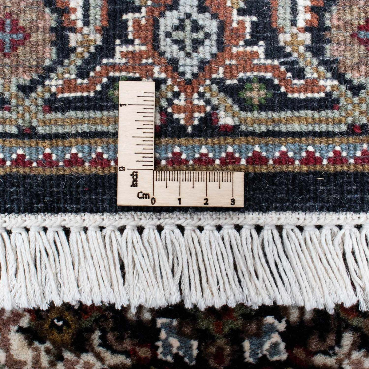 Alfombra persa - Tabriz - 140 x 72 cm - azul oscuro