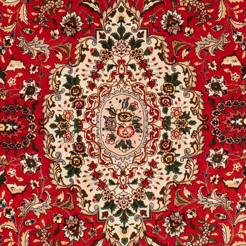 Alfombra Persa - Tabriz - Real oval  - 195 x 130 cm - rojo