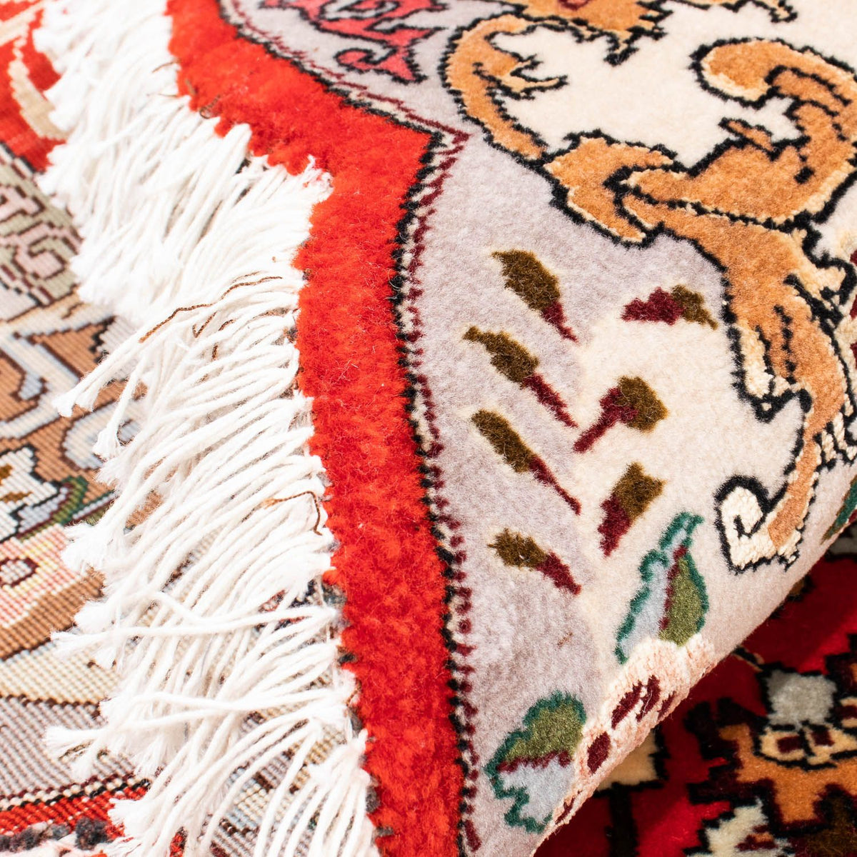 Alfombra Persa - Tabriz - Real oval  - 195 x 130 cm - rojo