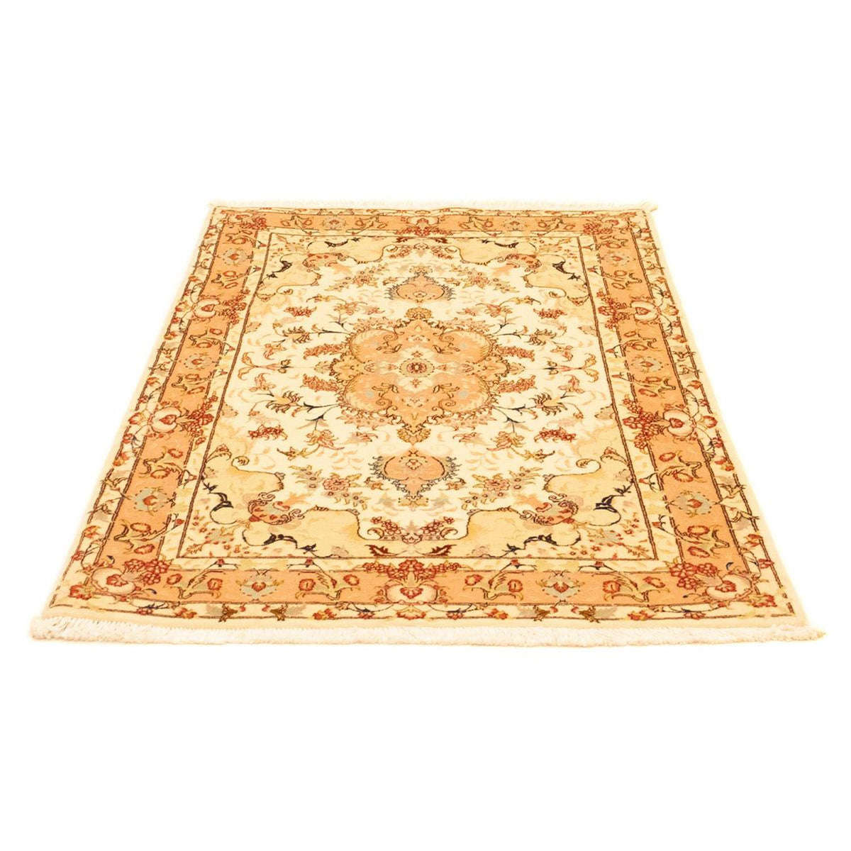 Alfombra Persa - Tabriz - Real - 154 x 101 cm - beige