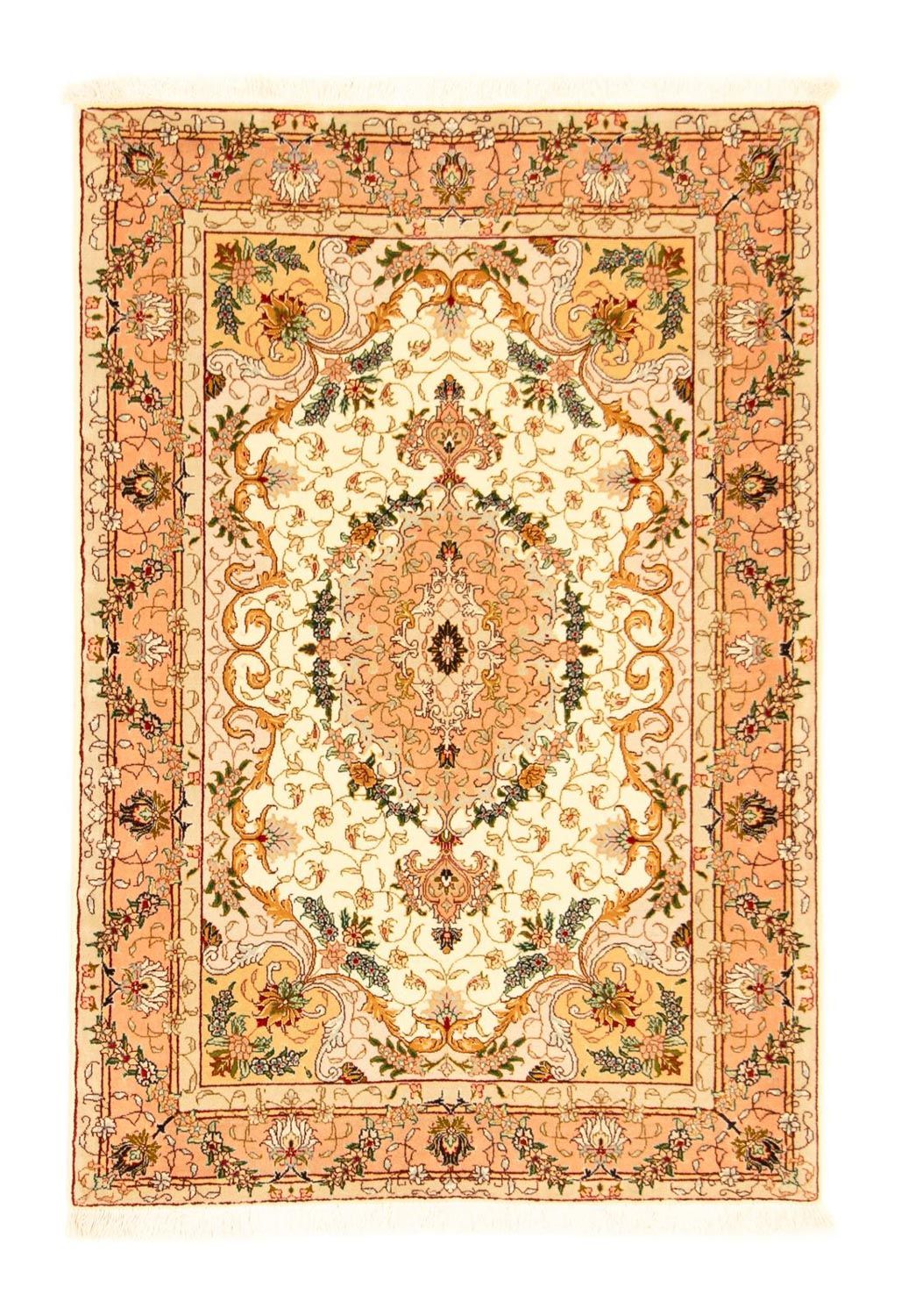 Alfombra Persa - Tabriz - Real - 150 x 100 cm - beige