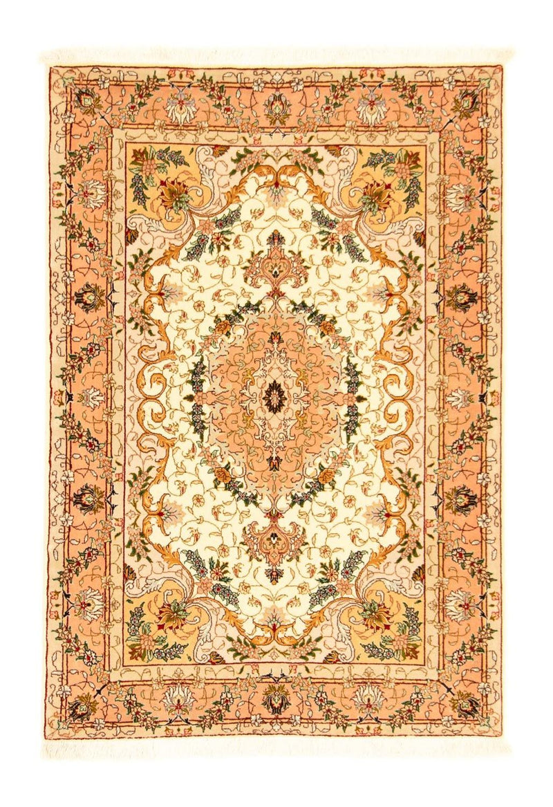 Alfombra Persa - Tabriz - Real - 150 x 100 cm - beige