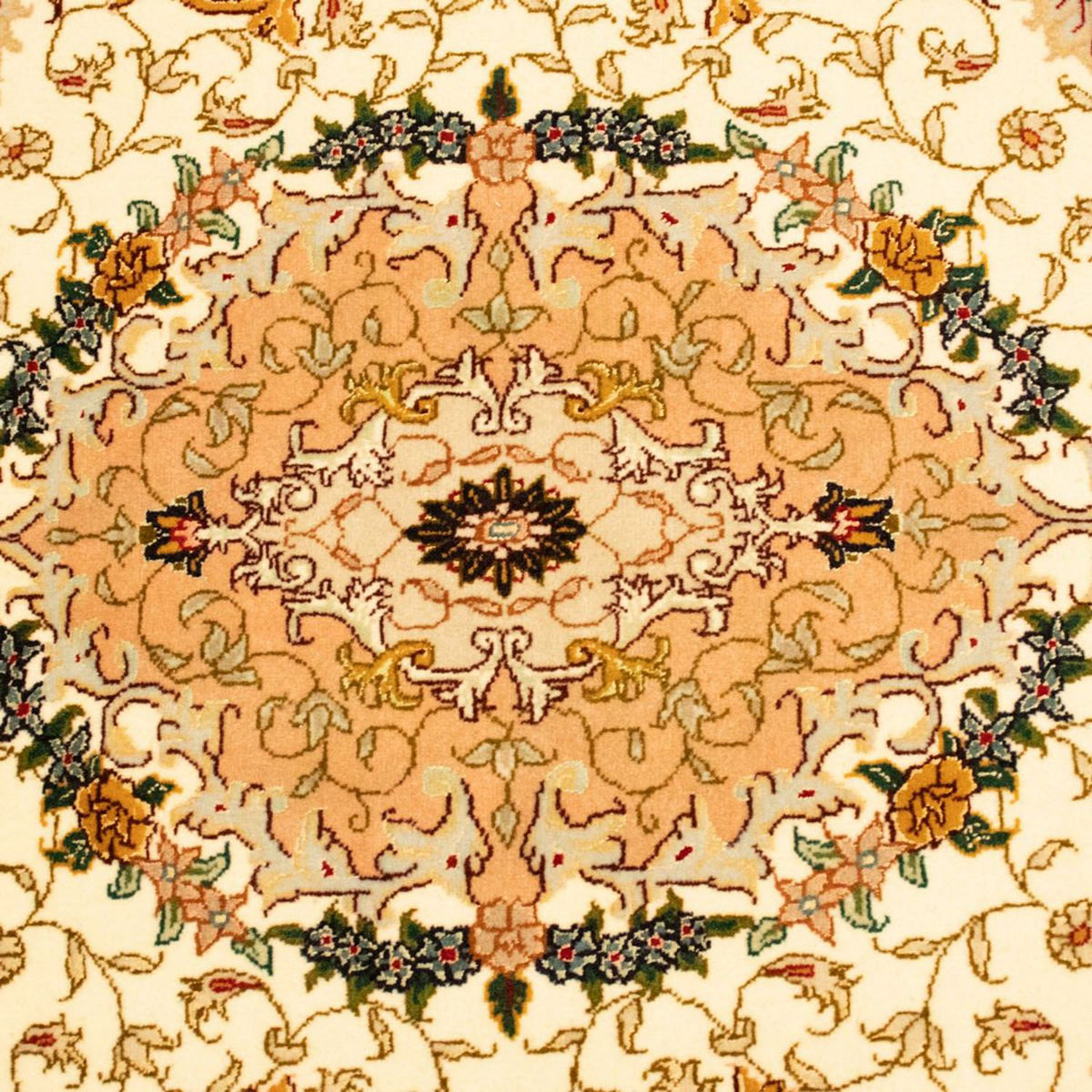 Alfombra Persa - Tabriz - Real - 150 x 100 cm - beige