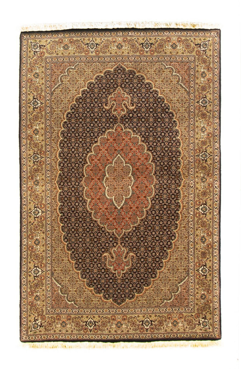 Alfombra persa - Tabriz - 157 x 103 cm - negro