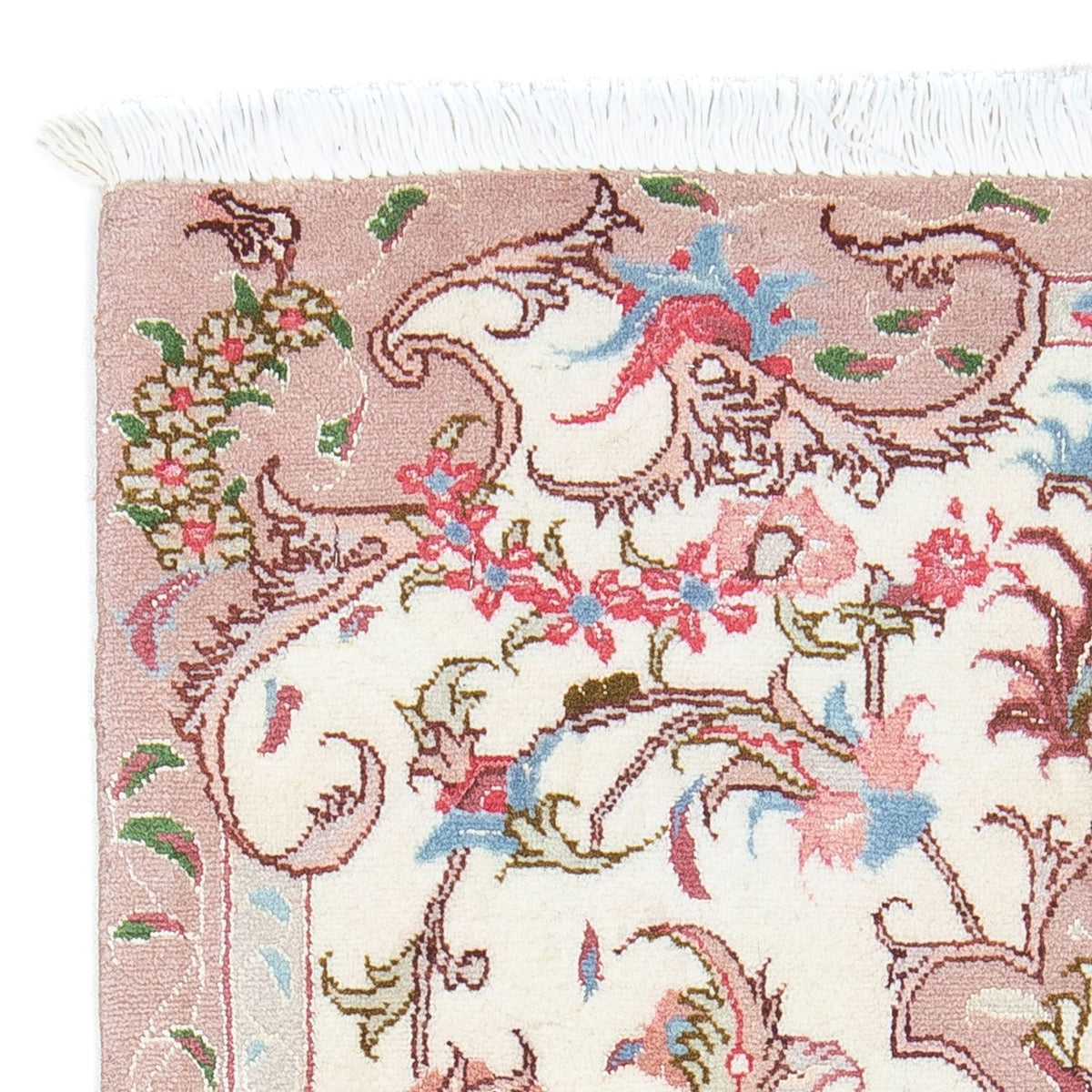 Alfombra Persa - Tabriz - Real - 89 x 60 cm - beige