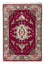 Alfombra Persa - Tabriz - Real - 87 x 60 cm - rojo oscuro