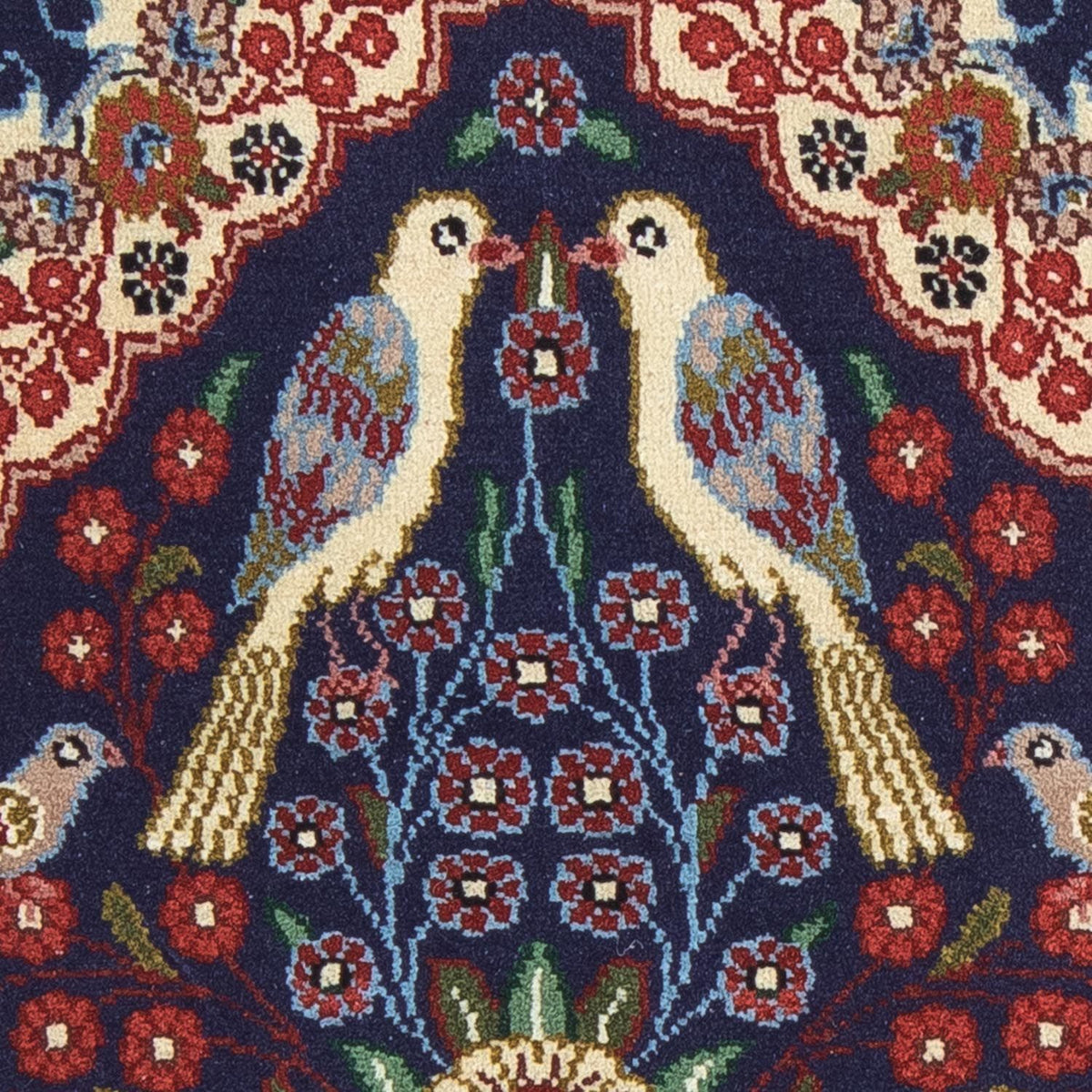 Alfombra persa - Clásica - 84 x 60 cm - azul oscuro