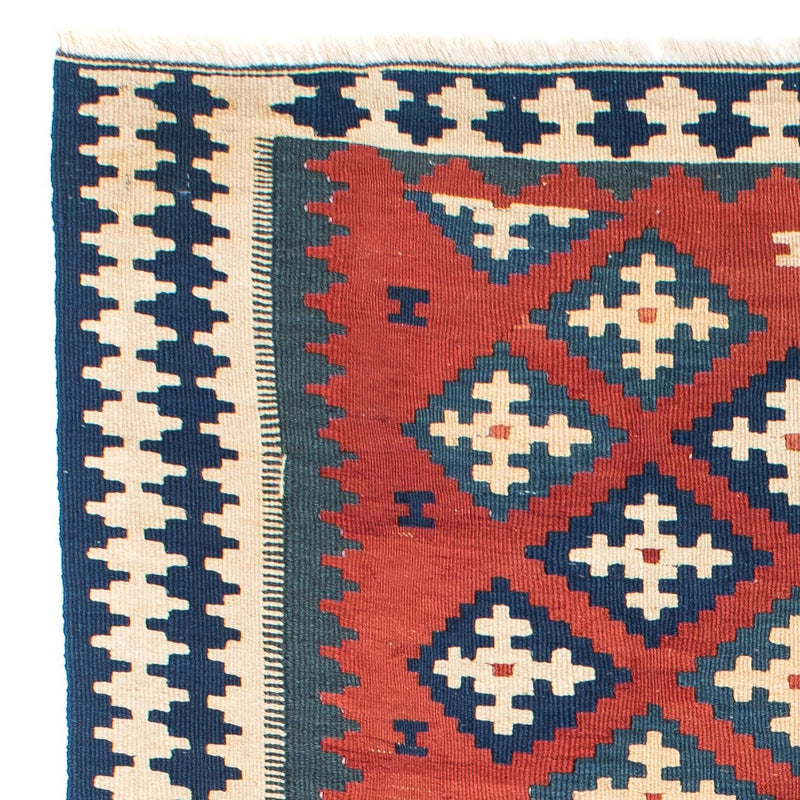 Alfombra Kelim - Oriental - 150 x 106 cm - rojo oscuro