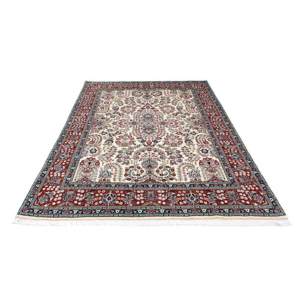 Alfombra persa - Ghom - 240 x 176 cm - beige