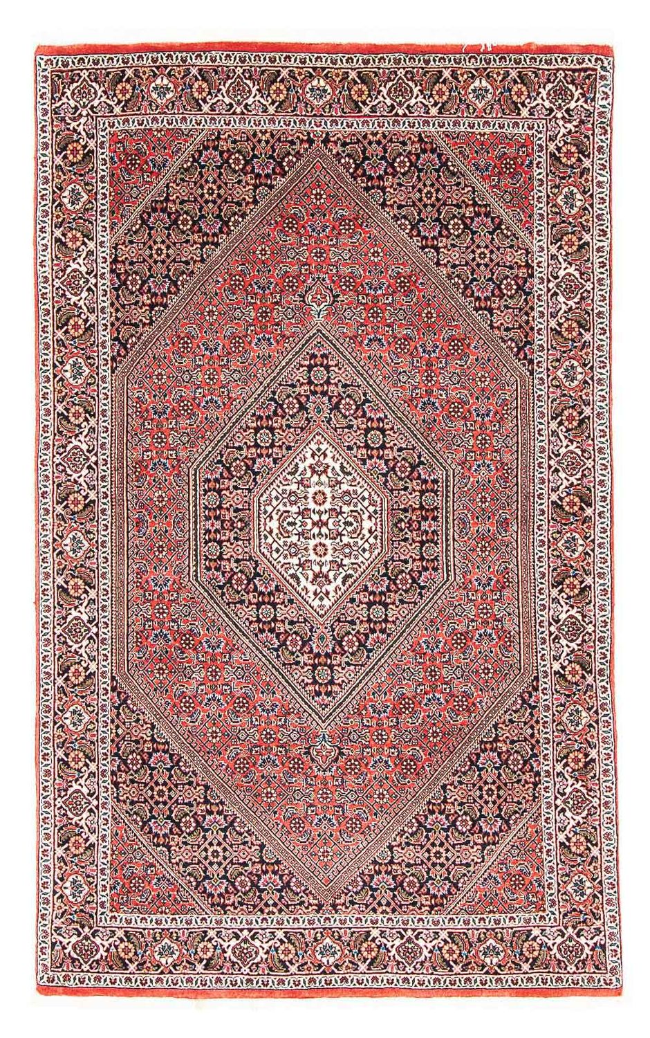 Alfombra persa - Bidjar - 178 x 110 cm - rojo