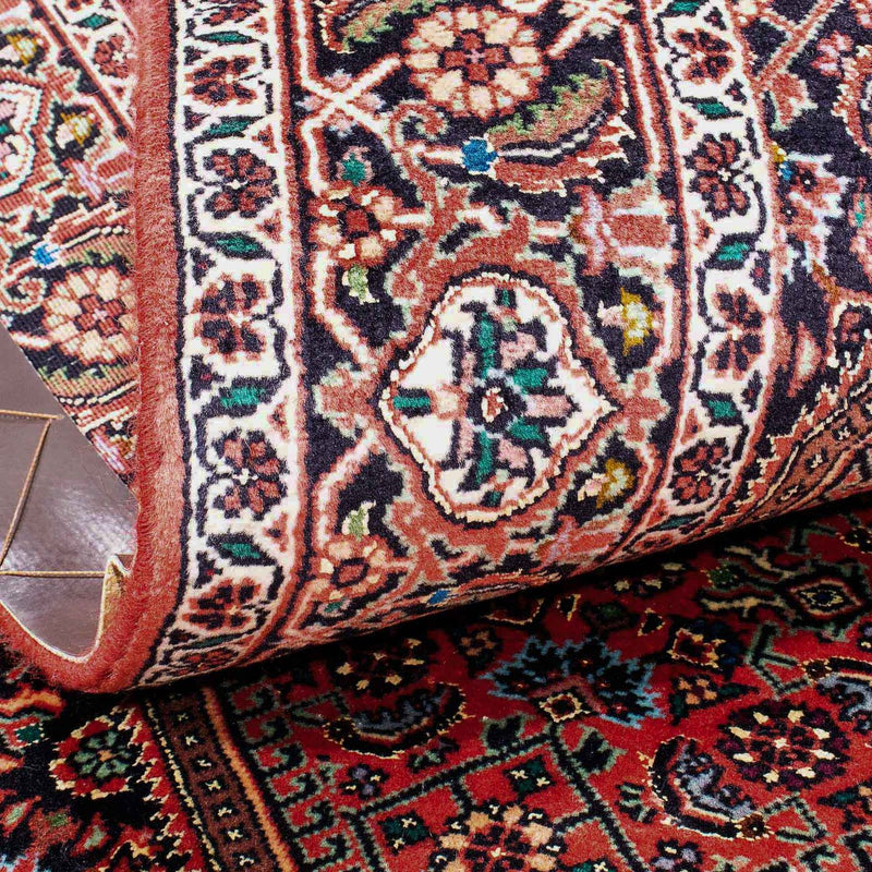 Alfombra persa - Bidjar - 178 x 110 cm - rojo