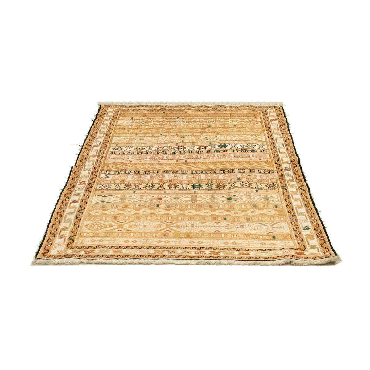 Alfombra Kelim - Oriental - 141 x 103 cm - beige