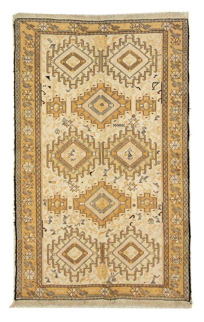 Alfombra de pasillo Alfombra Kelim - Oriental - 194 x 23 cm - beige
