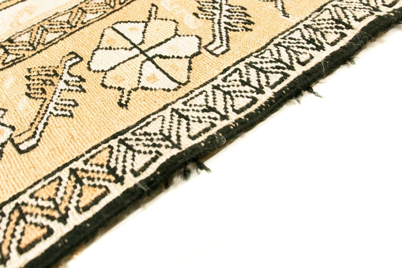 Alfombra de pasillo Alfombra Kelim - Oriental - 194 x 23 cm - beige