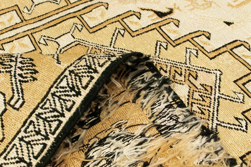 Alfombra de pasillo Alfombra Kelim - Oriental - 194 x 23 cm - beige