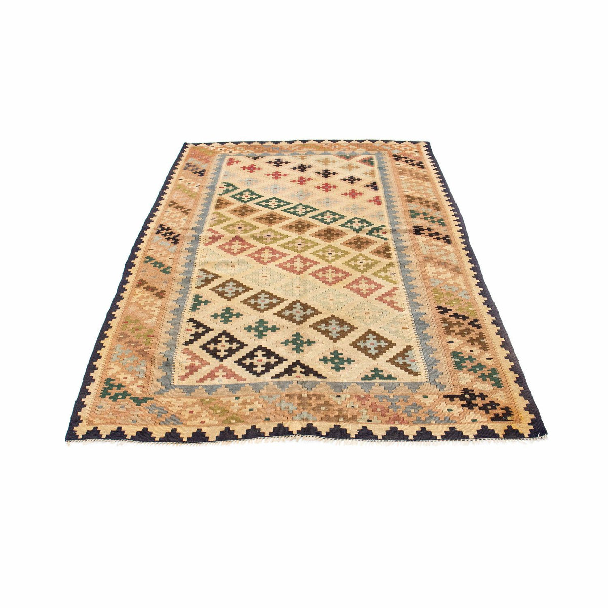 Alfombra Kelim - Oriental - 223 x 132 cm - beige