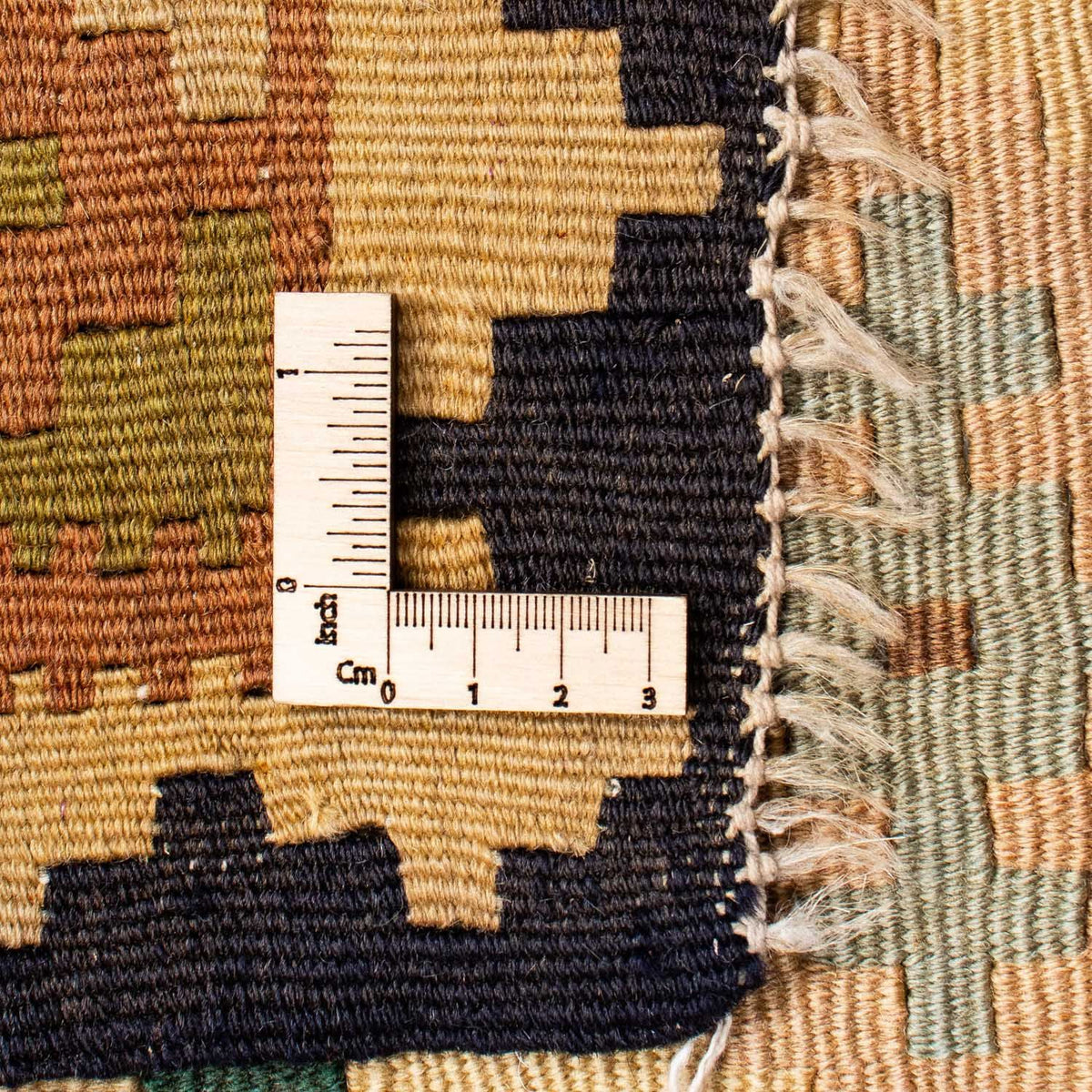 Alfombra Kelim - Oriental - 223 x 132 cm - beige