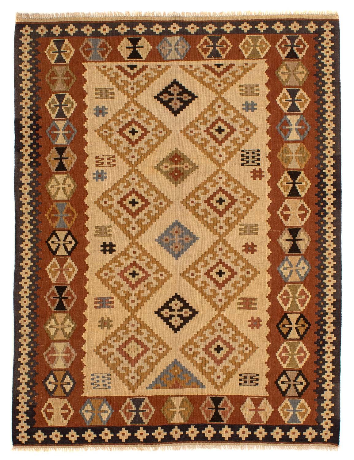 Alfombra Kelim - Oriental - 208 x 160 cm - marrón
