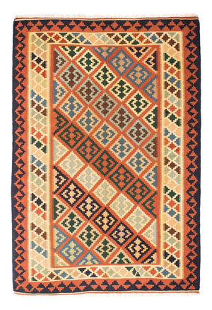 Alfombra Kelim - Oriental - 208 x 157 cm - óxido