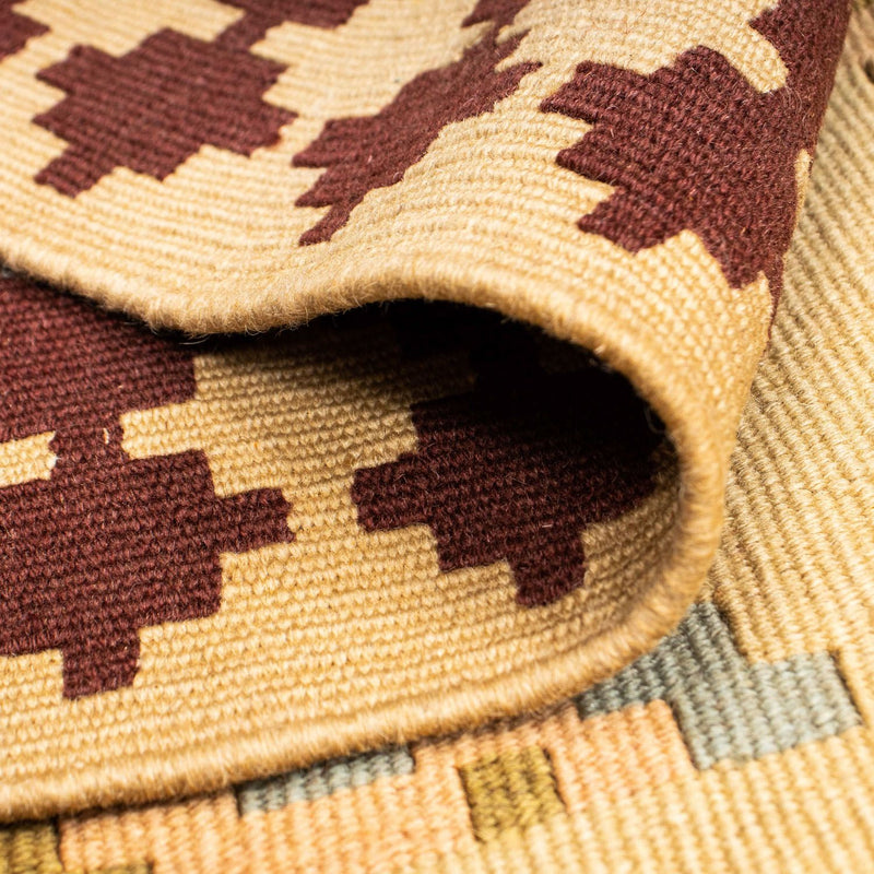 Alfombra Kelim - Oriental - 216 x 150 cm - beige claro