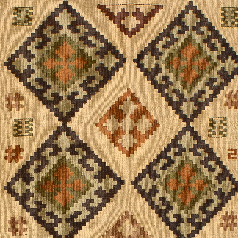 Alfombra Kelim - Oriental - 198 x 135 cm - marrón claro