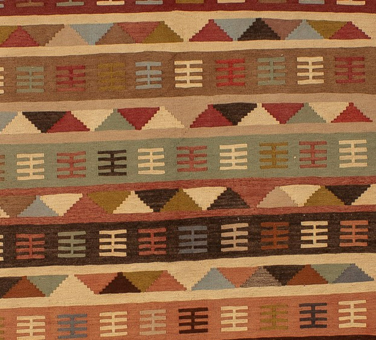 Alfombra Kelim - Oriental - 191 x 125 cm - marrón