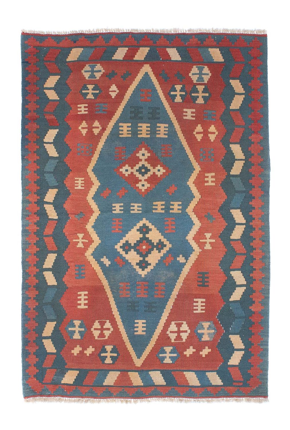 Alfombra Kelim - Oriental - 167 x 114 cm - azul