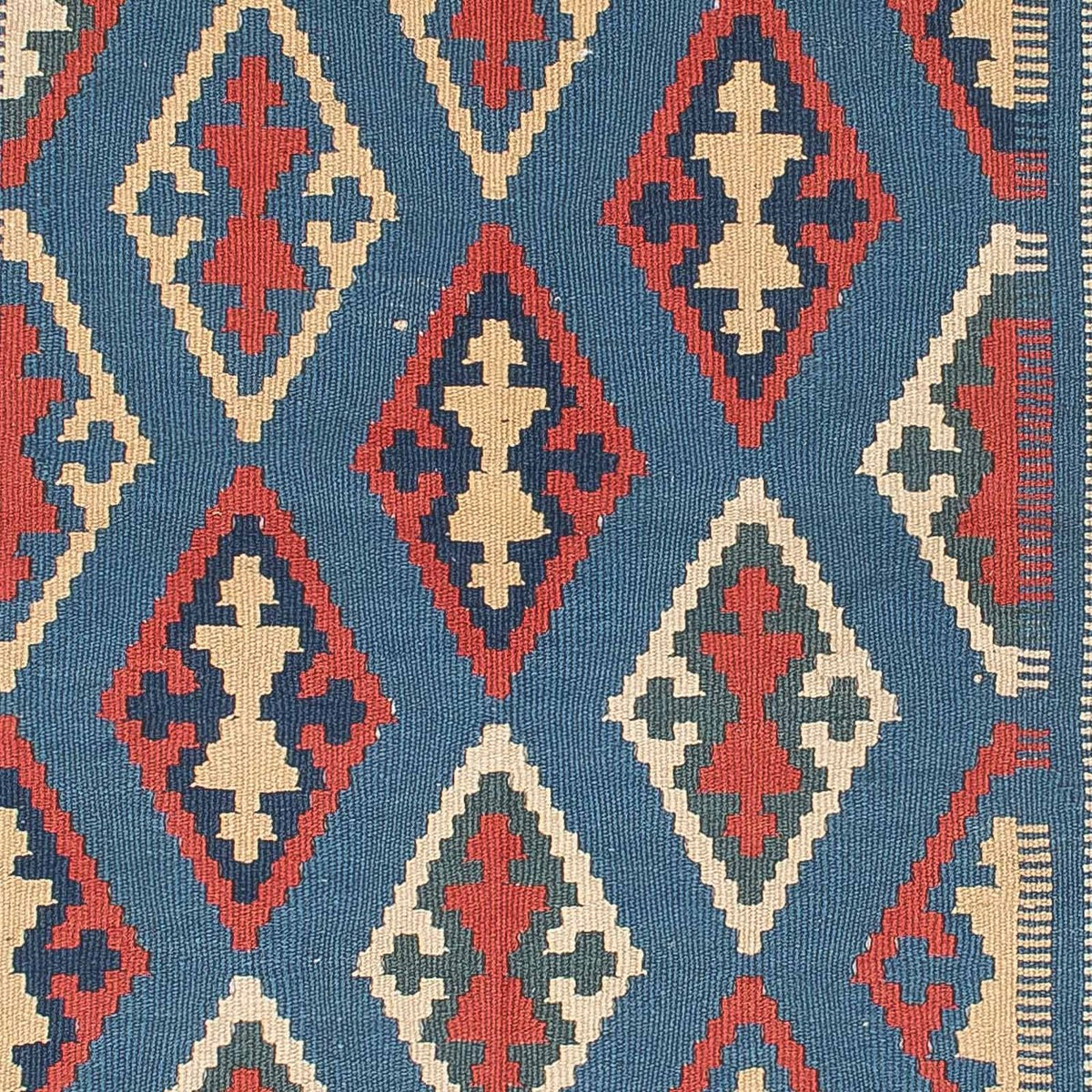 Alfombra Kelim - Oriental - 168 x 114 cm - azul