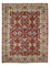 Alfombra persa - Ghom - 232 x 180 cm - rojo oscuro