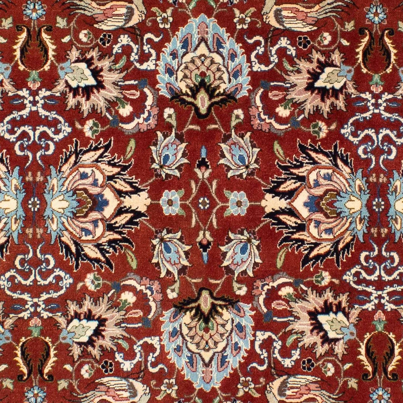 Alfombra persa - Ghom - 232 x 180 cm - rojo oscuro