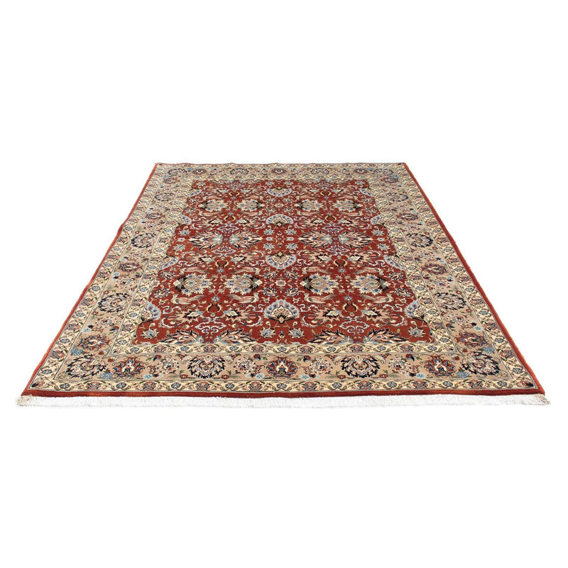 Alfombra persa - Ghom - 232 x 180 cm - rojo oscuro