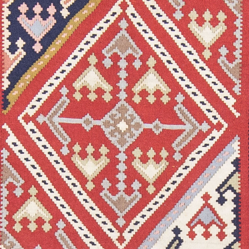 Alfombra de pasillo Alfombra Kelim - Oriental - 384 x 100 cm - multicolor