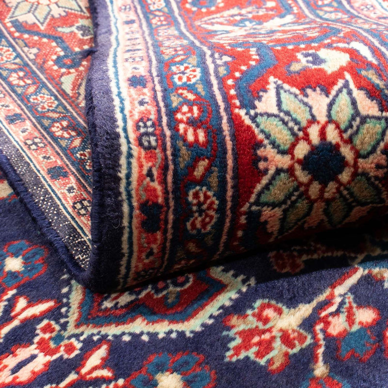 Alfombra persa - Nómada - 211 x 132 cm - azul oscuro