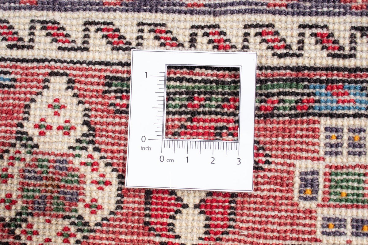 Alfombra persa - Nómada - 199 x 133 cm - rojo claro