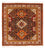 Alfombra persa - Nómada cuadrado  - 208 x 201 cm - azul oscuro