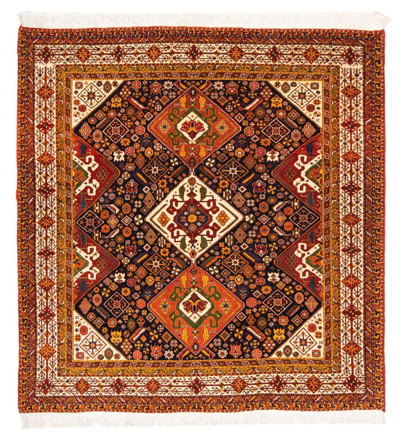 Alfombra persa - Nómada cuadrado  - 208 x 201 cm - azul oscuro