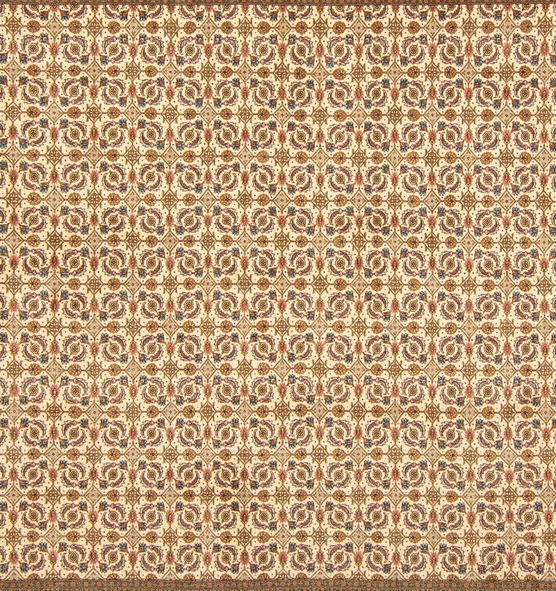Alfombra persa - Tabriz cuadrado  - 248 x 243 cm - beige