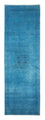 Alfombra de pasillo Alfombra Gabbeh - Loribaft Persa - 246 x 77 cm - azul