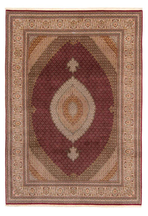 Alfombra persa - Tabriz - 358 x 253 cm - rojo oscuro