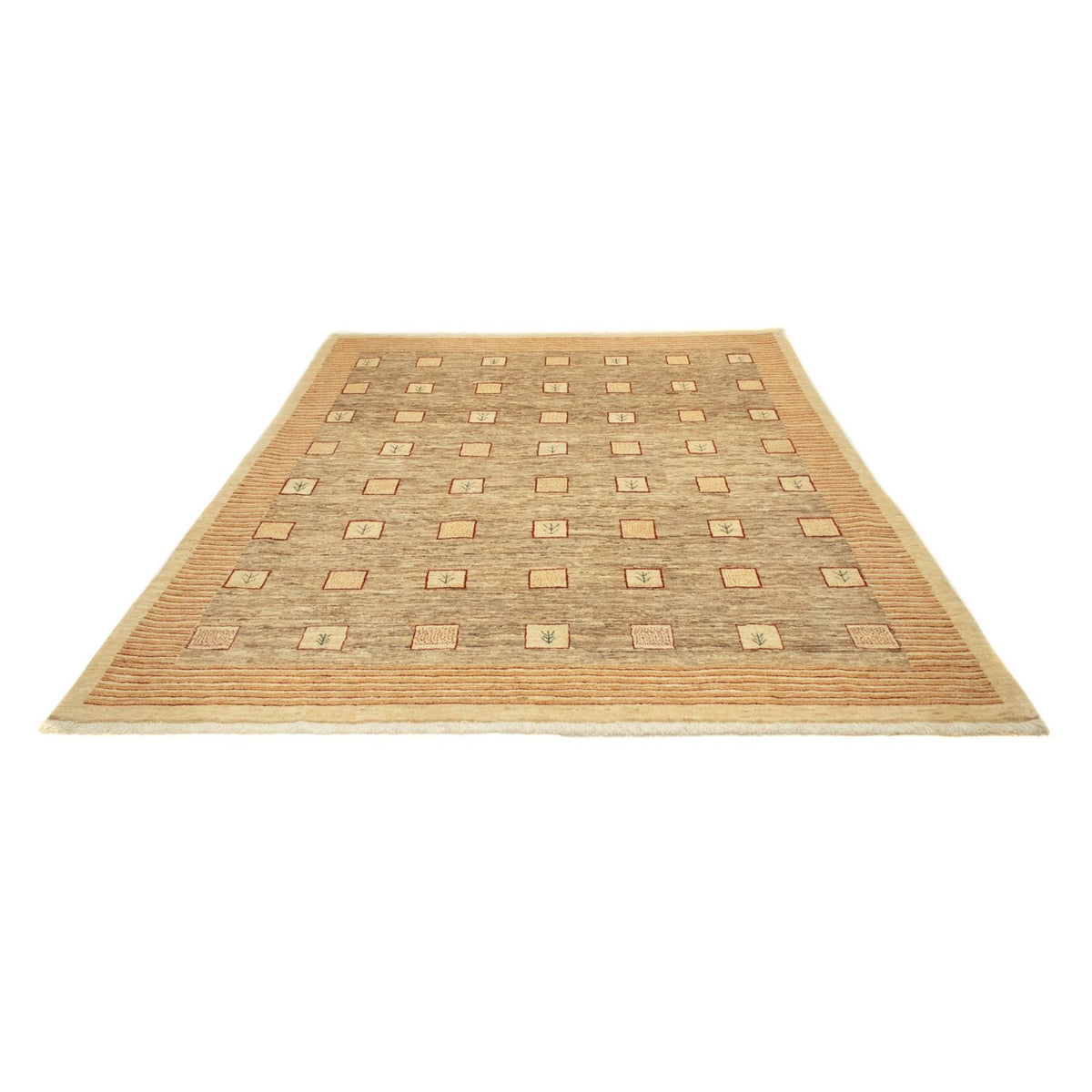 Alfombra Gabbeh - Loribaft Persa - 240 x 197 cm - beige